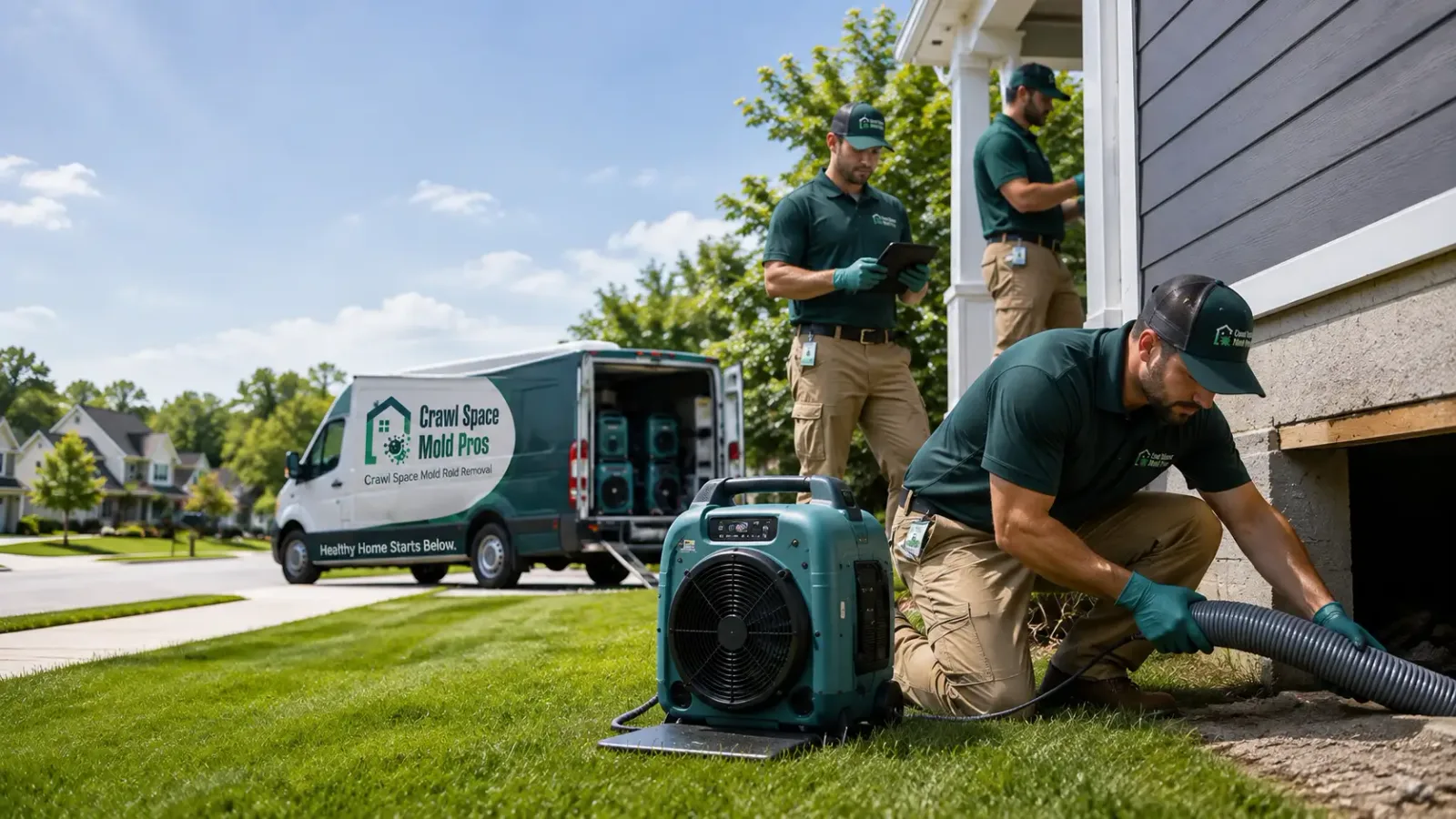 Crawl Space Mold Removal in Cissna Park, IL